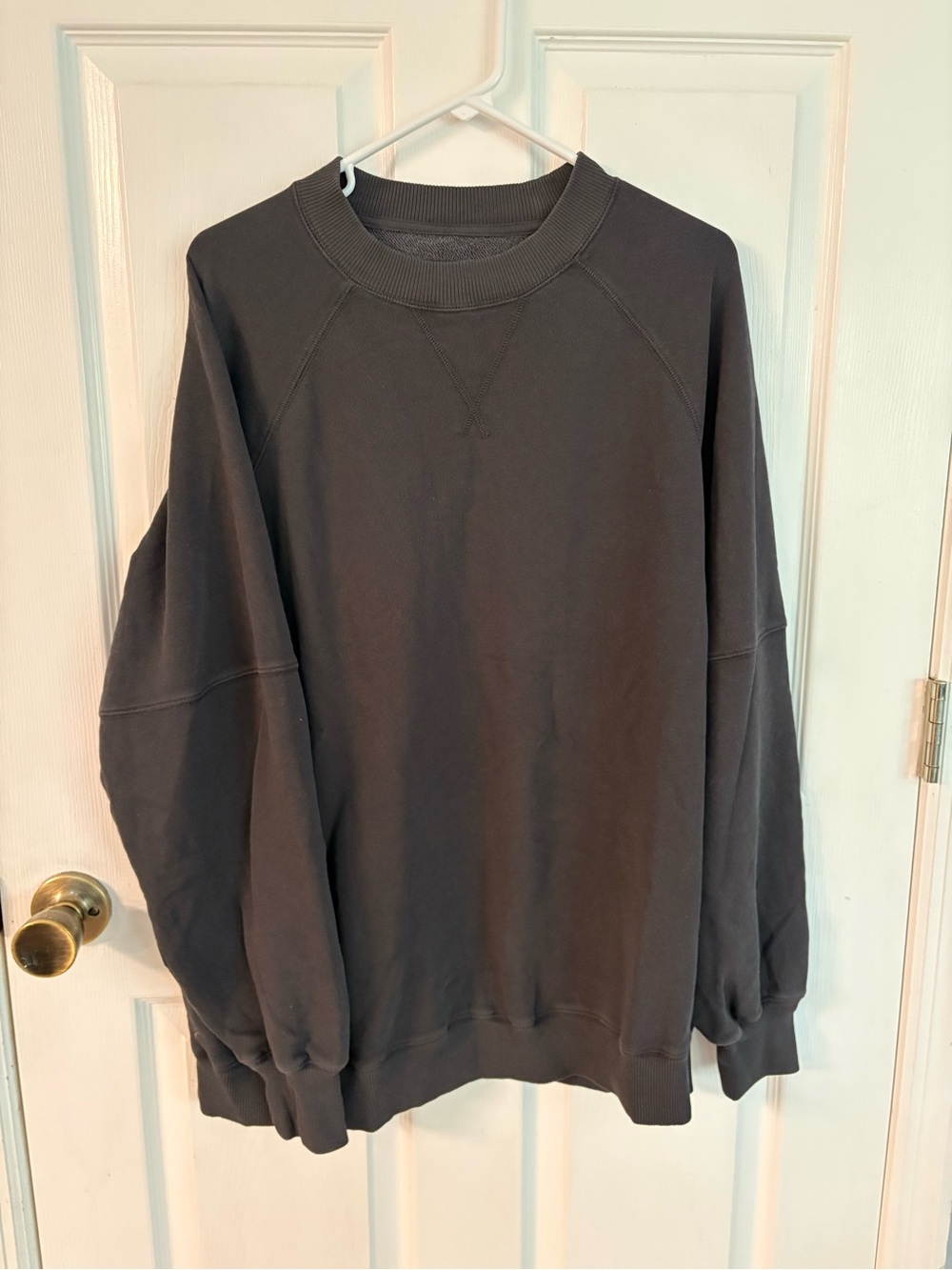 new aerie Crewneck Sweatshirt - Charcoal Gray